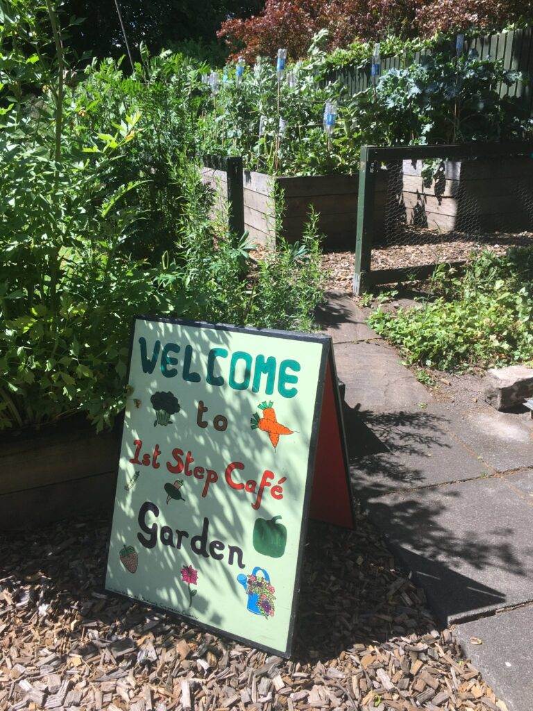 1st step garden sign