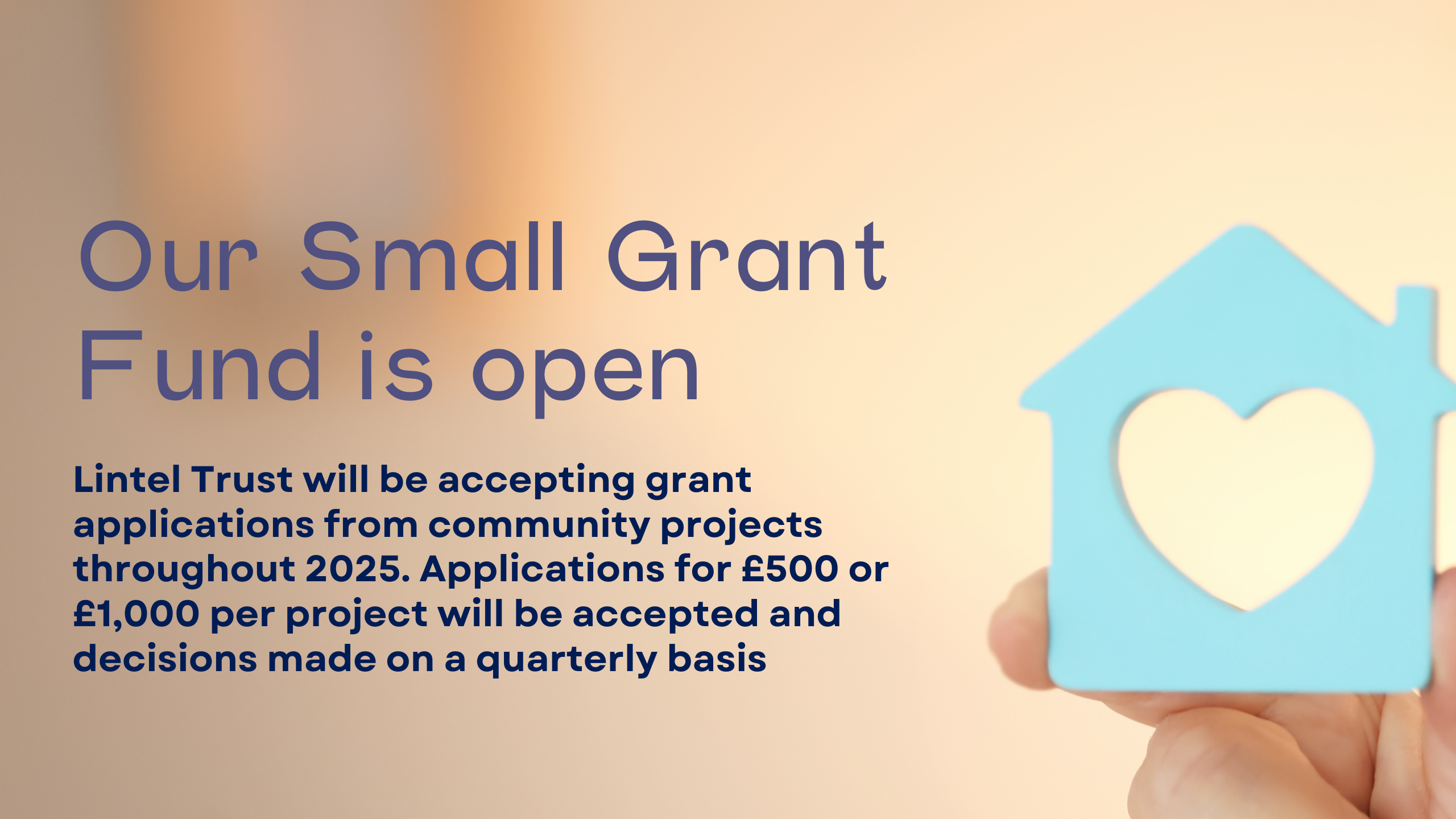 Lintel Small Grants Aug 25